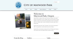 Desktop Screenshot of cityofmaywoodpark.com